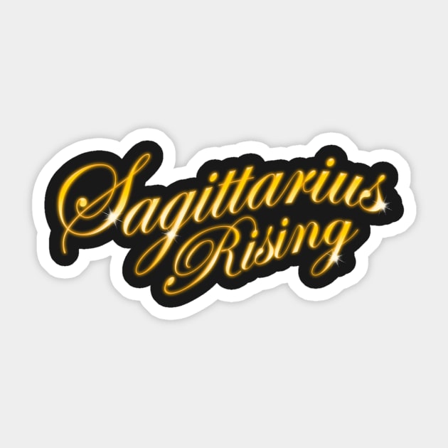 Sagittarius Rising Sticker by carmenmorenna